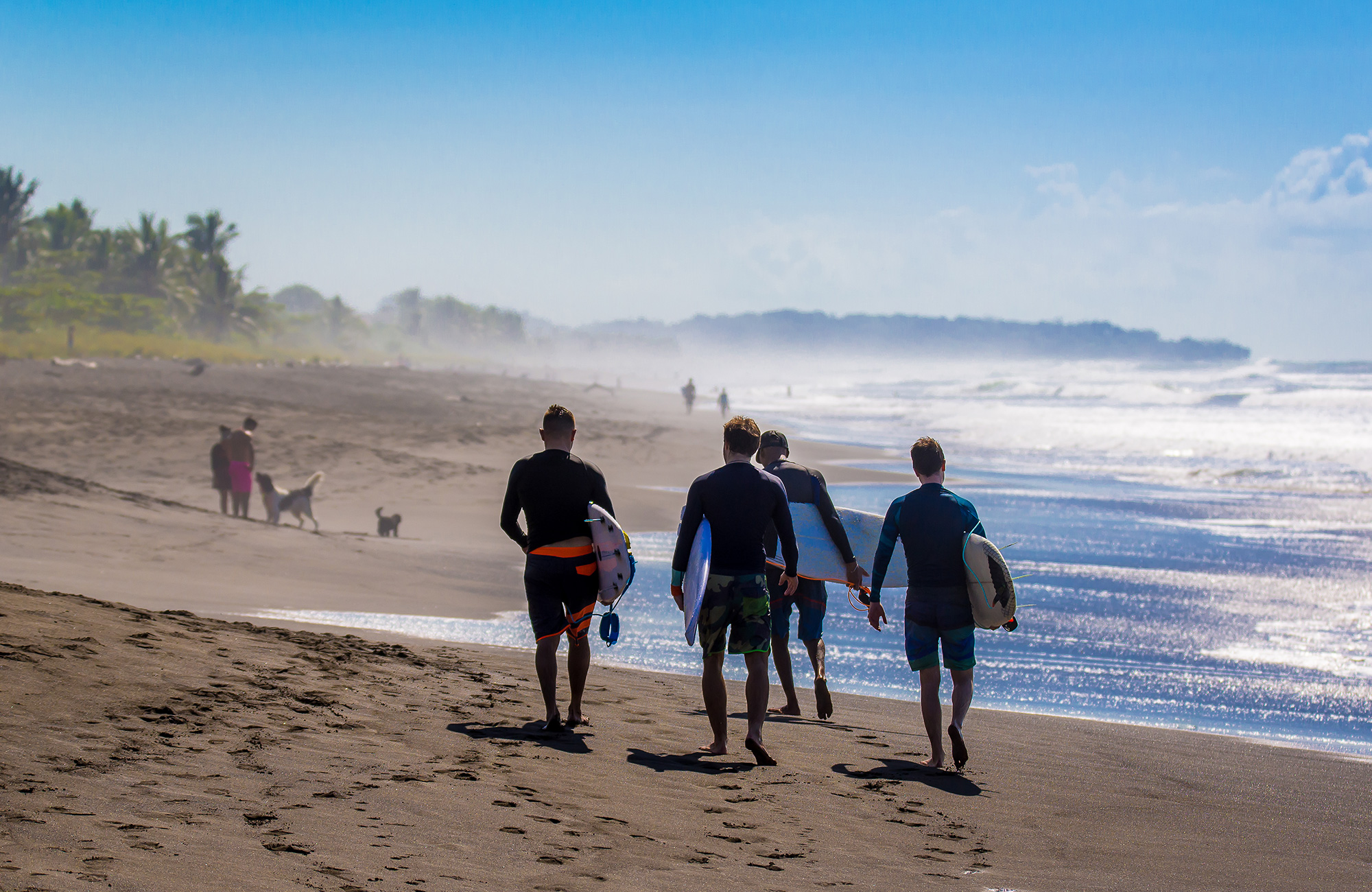 best family surf beaches in costa rica
