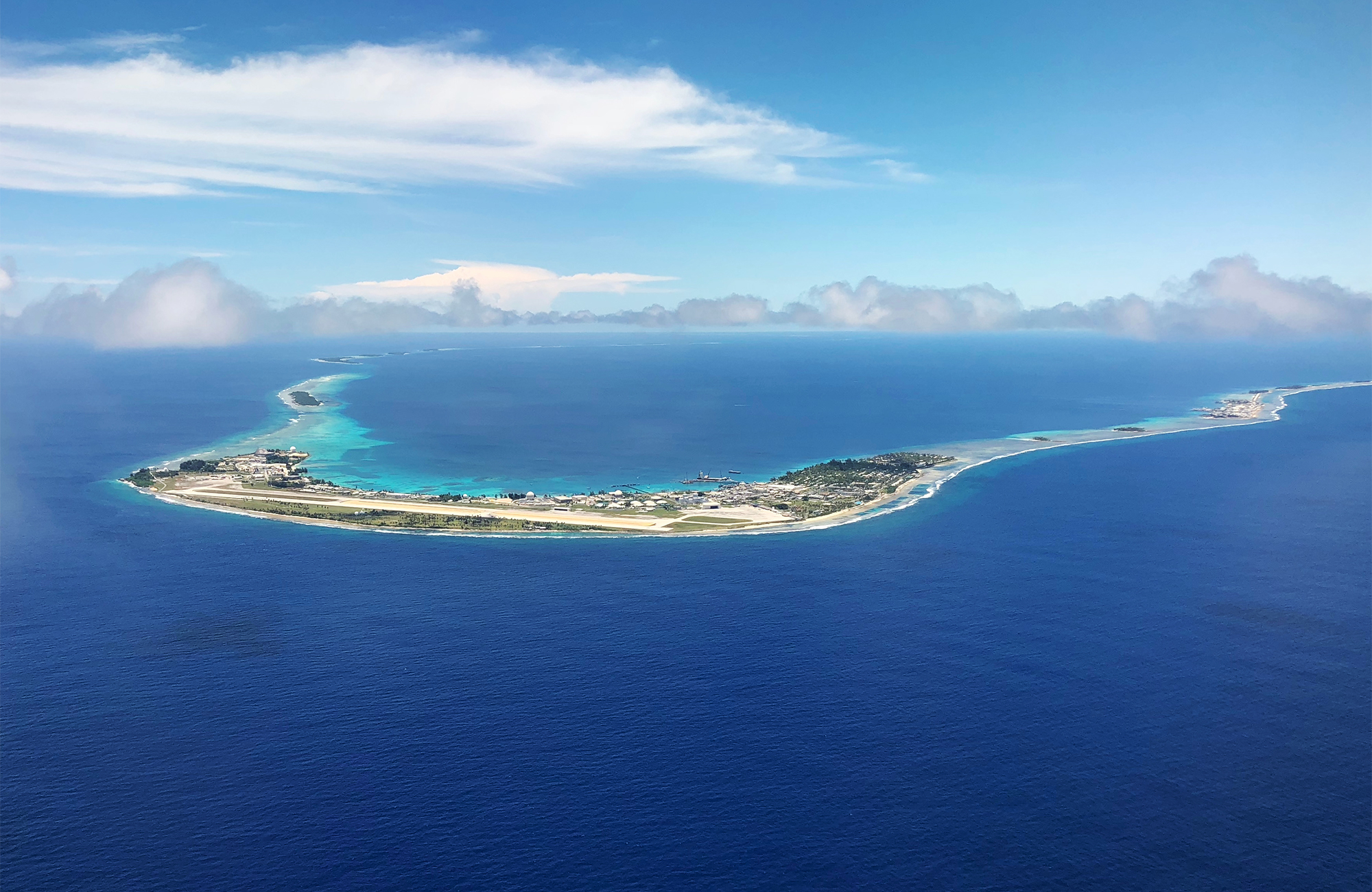 Marshall Islands   Marshall Islands Kwajalein Atoll Aerial Cover 