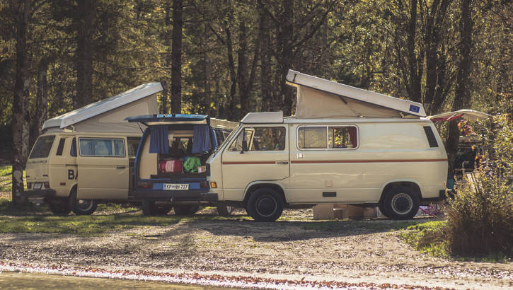 Luchten waarschijnlijk Aanwezigheid Rent a Volkswagen T3 campervan with pop-up | KILROY